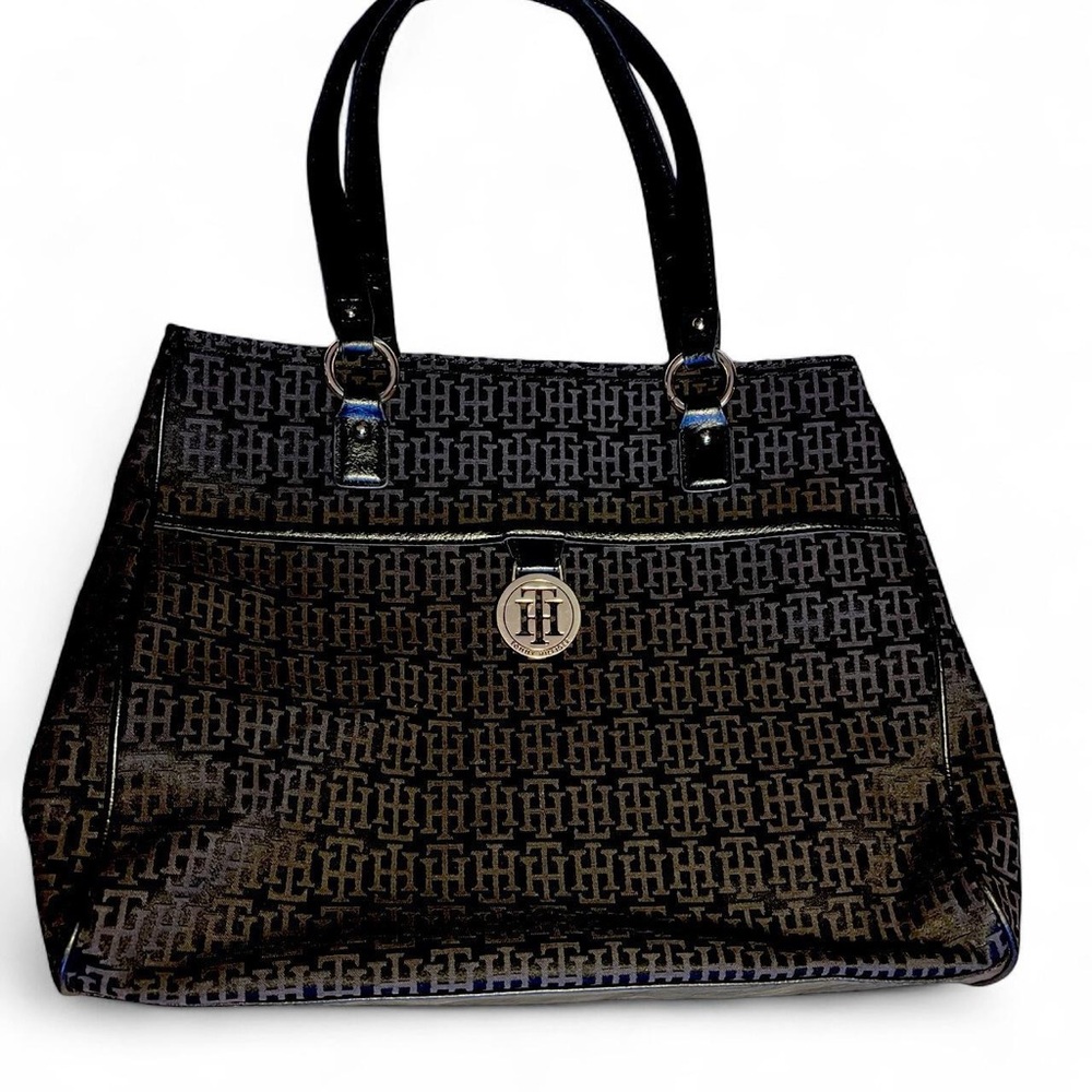 Tommy Hilfiger Monogram Black Purse